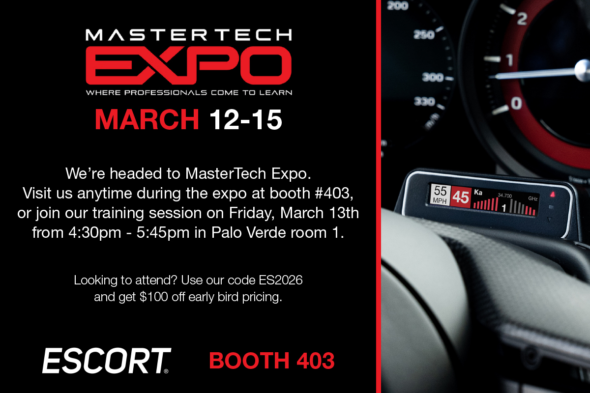 ESCORT Radar Booth Number