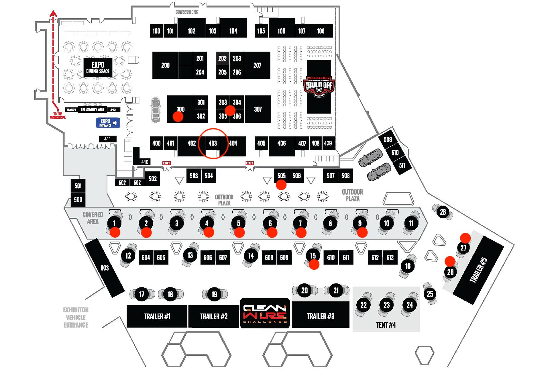 MasterTech Expo Venue Map